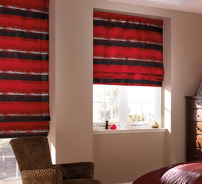 Roman Blinds Gallery Custom Made Roman Blinds   Dazzle Flame08 