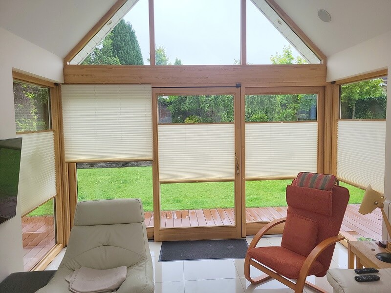 Multi-function Pleated Blinds fitted in Ratoath, Meath