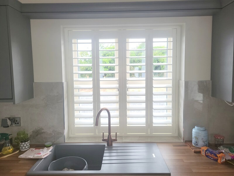 Plantation Blinds fitted in Westmeath. Shutters in Leinster.