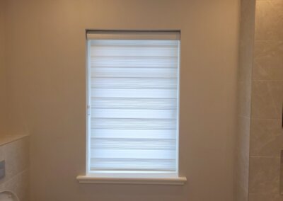 white blinds