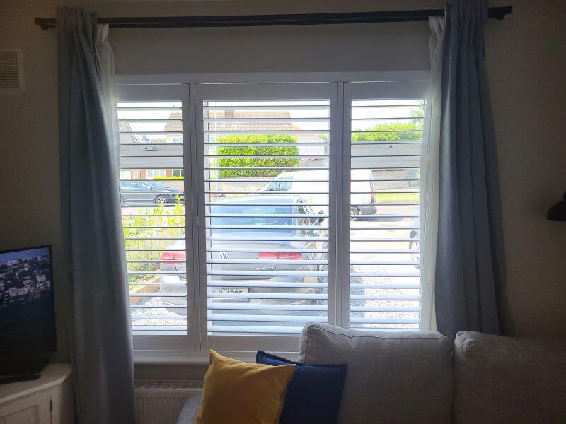 Solidwood Plantation Blinds fitted in Rush, Dublin