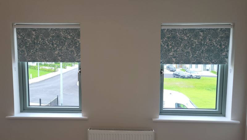 Mix of Roller Blinds fitted in Dunlavin, County Wicklow.