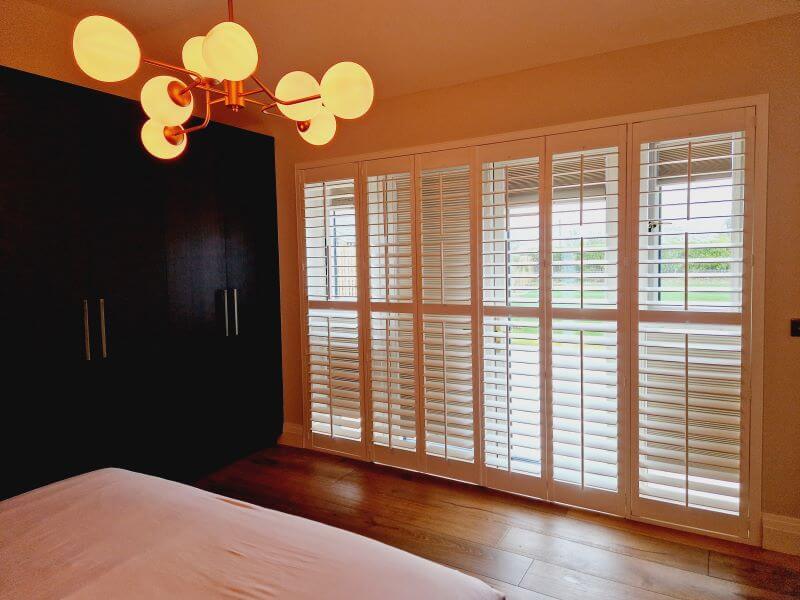 Solidwood Plantation Shutters installed in New Homes in Wicklow.